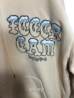 Ice Cream Icee Fog 431-8310 Hoodie Cream Off White Size Large L Rare