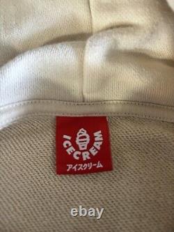 Ice Cream Icee Fog 431-8310 Hoodie Cream Off White Size Large L Rare