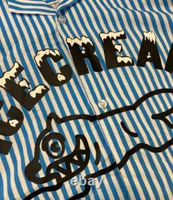 Ice Cream Long Sleeve Shirt Striped Icjp231W002 Men'S Size Xl