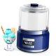 Ice Cream Maker, 2.1-Quart Automatic Ice Cream Machine with LED Large Blue