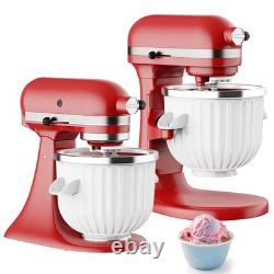 Ice Cream Maker Attachment for Kitchenaid Stand Mixers, Ice Cream Maker Machi