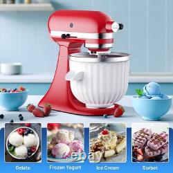 Ice Cream Maker Attachment for Kitchenaid Stand Mixers, Ice Cream Maker Machi