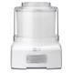 Ice Cream Maker Automatic with Easy Lock Lid White Large Capacity 1.5 Qt. New