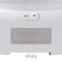 Ice Cream Maker Automatic with Easy Lock Lid White Large Capacity 1.5 Qt. New