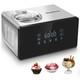 Ice Cream Maker Fully Automatic with Compressor, 4 Modes, Adjustable softness