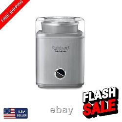 Ice Cream Maker, Ice Cream and Frozen Yogurt Machine, 2-Qt. Double-Insulated