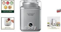 Ice Cream Maker, Ice Cream and Frozen Yogurt Machine, 2-Qt. Double-Insulated
