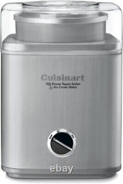 Ice Cream Maker, Ice Cream and Frozen Yogurt Machine, 2-Qt. Double-Insulated