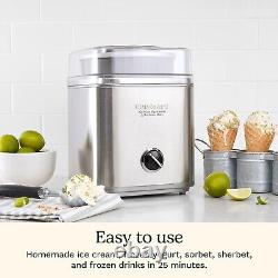 Ice Cream Maker, Ice Cream and Frozen Yogurt Machine, 2-Qt. Double-Insulated