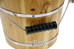 Ice Cream Maker Machine Kit Homemade Portable Large Set Nostalgia Wood 6 Quart