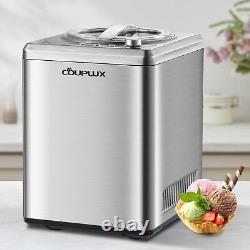 Ice Cream Maker with Compressor, Automatic Ice Cream Maker Machine No Pre F