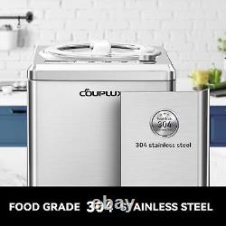 Ice Cream Maker with Compressor, Automatic Ice Cream Maker Machine No Pre F