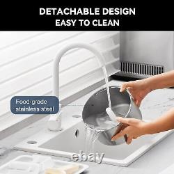 Ice Cream Maker with Compressor, Automatic Ice Cream Maker Machine No Pre F