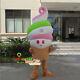 Ice Cream Mascot Adversting Costume Drink Parade Restaurant Dress Halloween New