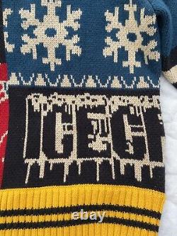 Ice Cream Men's Syrup Knit Sweater Size Large Billionaire Boys Club Running Dog