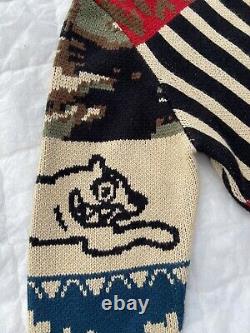 Ice Cream Men's Syrup Knit Sweater Size Large Billionaire Boys Club Running Dog
