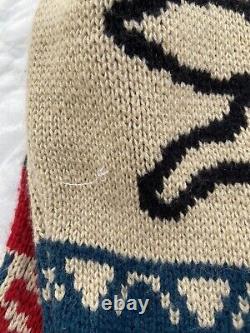 Ice Cream Men's Syrup Knit Sweater Size Large Billionaire Boys Club Running Dog