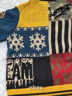 Ice Cream Men's Syrup Knit Sweater Size Large Billionaire Boys Club Running Dog
