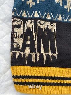 Ice Cream Men's Syrup Knit Sweater Size Large Billionaire Boys Club Running Dog