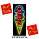 Ice Cream Open Neon Sign Large 32 x 13 Real Neon Attracts More Customers