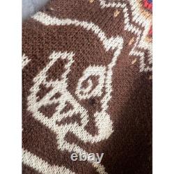 Ice Cream Patchwork Knit Sweater Multicolor Novelty Knitwear