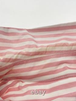 Ice Cream Pink Stripe Long Sleeve Cotton Shirt L