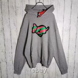 Ice Cream Running Dog Pullover Hoodie Sold-Oud Model Gray L