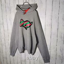 Ice Cream Running Dog Pullover Hoodie Sold-Oud Model Gray L