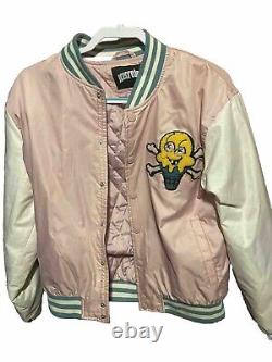 Ice Cream Varsity Jacket Adult L Pink