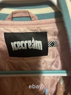 Ice Cream Varsity Jacket Adult L Pink