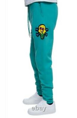 Ice Cream by BBC Stacker Sweatpant Latigo Bay (Teal) Size Large Icecream L