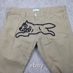 Ice Cream x Billionaire Boy Club Pants Mens XL (38x32) Khaki Flat Front Chino