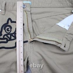 Ice Cream x Billionaire Boy Club Pants Mens XL (38x32) Khaki Flat Front Chino