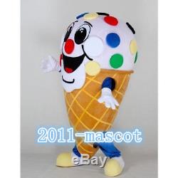 Ice cream Adult Mascot Costume fancy dress any size quality