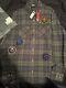 Ice cream brand flannel odyssey grey flannel wave short size Large brand new