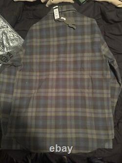 Ice cream brand flannel odyssey grey flannel wave short size Large brand new