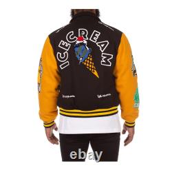 Icecream Authentic Button Jacket Dollar Sign Men Black 431-7401