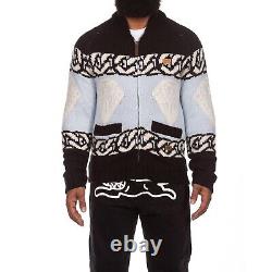 Icecream Billion aire boys Club Clothing Men's Zip-Up Cardigan Sweater