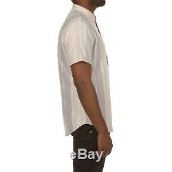 Icecream Neopolitan Short Sleeve Woven Button Front Shirt in Multi 491-1600