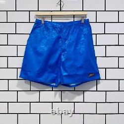 Icecream Running Check Shorts French Blue