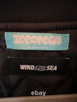 Icecream Wind And Sea Varsity Jacket AUTHENTIC