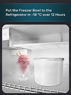 Intasting 1.6-Quart Frozen Yogurt-Sorbet and Ice Cream Maker Stainless Steel