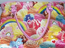 Iron Fist Care Bears Scoops-A-Lot Ice Cream Hand Bag Purse Tote withShoulder Strap
