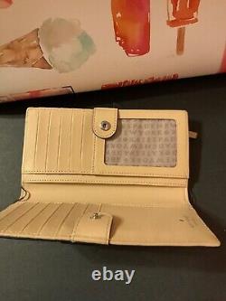 Kate Spade Euc Ice Cream Tote, Wallet And Medium Make Up Bag. Beautiful