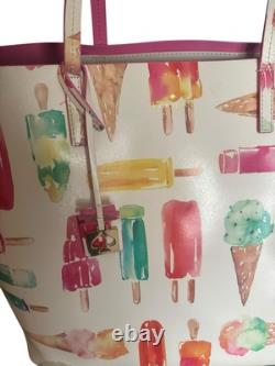 Kate Spade Francis Ice Cream Popsicle Large Tote Bag 1 Owner