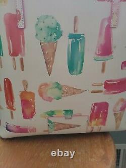 Kate Spade Francis Ice Cream Popsicle Large White Multi Color Tote Bag Purse