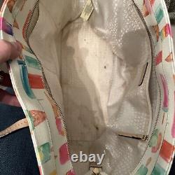 Kate Spade Ice Cream Popsicle Flavor of the Month Large Leather Tote NWOT