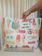 Kate Spade Ice Cream/Popsicle Large Multi Colored Tote withKS keychain puff