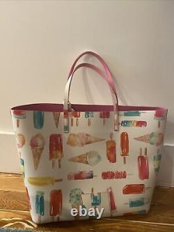 Kate Spade Ice Cream Popsicle Large Tote Bag