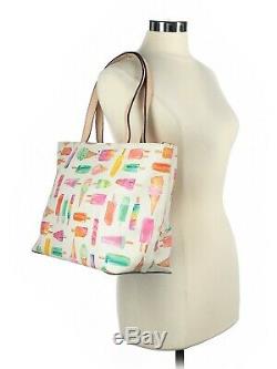 Kate Spade New York Ice Cream Popsicles RARE'Flavor of the Month' Francis Tote